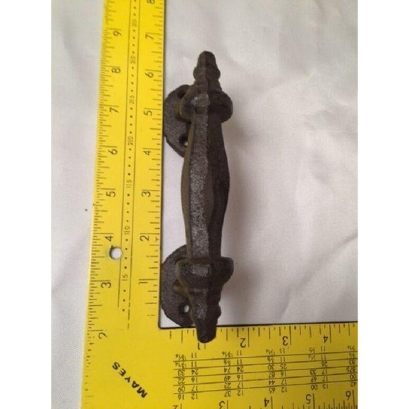 Large Cast Iron 5 3/4" Door Handle Pull 0009 - Picture 4 of 12